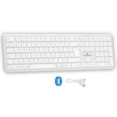 Draadloos Bluetooth-toetsenbord - BLUESTORK - MAC - Volledig formaat - Mac-compatibel - Wit