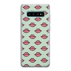 Lipjes: Samsung Galaxy S10 Plus Transparant Hoesje