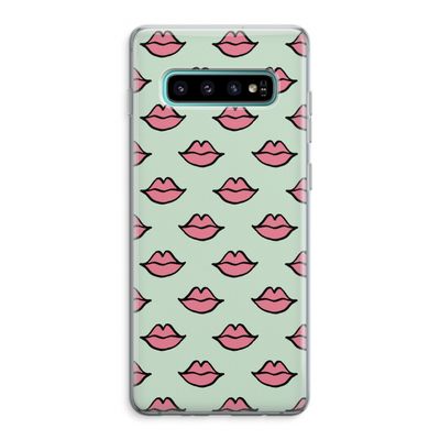 Lipjes: Samsung Galaxy S10 Plus Transparant Hoesje