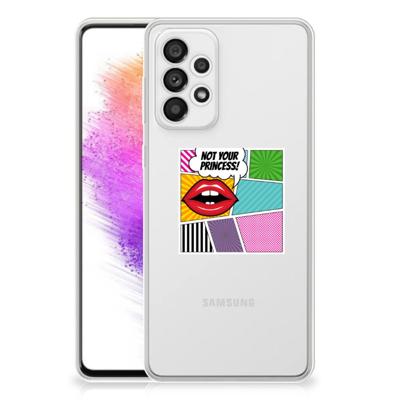 Samsung Galaxy A73 5G | Sillicone Back Cover | Popart Princess Samsung Galaxy A73 5G | Sillicone Back Cover | Popart Princess