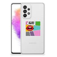 Samsung Galaxy A73 5G | Sillicone Back Cover | Popart Princess
