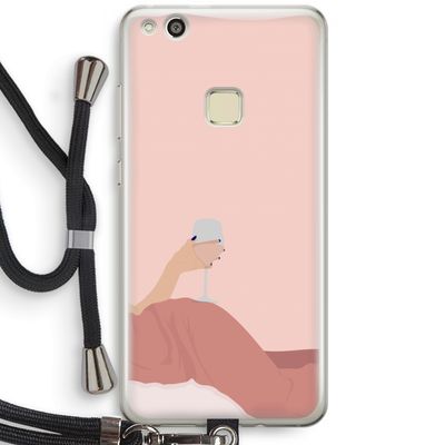 Wine: Huawei Ascend P10 Lite Transparant Hoesje met koord