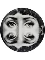 Fornasetti assiette imprimée - Blanc