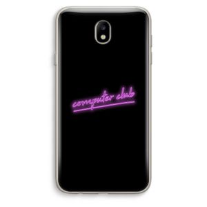 Vice Black: Samsung Galaxy J7 (2017) Transparant Hoesje