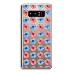 Klaproosjes: Samsung Galaxy Note 8 Transparant Hoesje