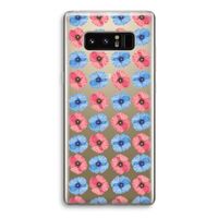 Klaproosjes: Samsung Galaxy Note 8 Transparant Hoesje