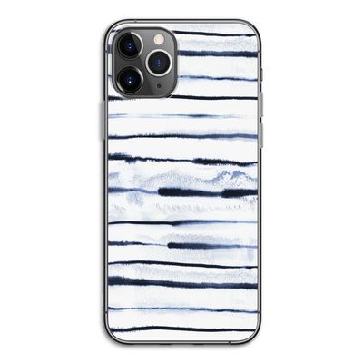 Ink Stripes: iPhone 11 Pro Transparant Hoesje