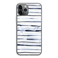 Ink Stripes: iPhone 11 Pro Transparant Hoesje