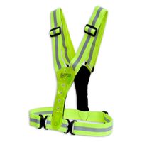 Lynx Harnas usb led sport vest neon geel