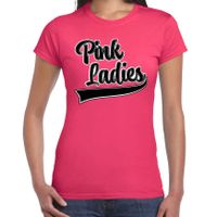 T-shirt Grease Pink ladies - roze - carnaval shirt - thumbnail