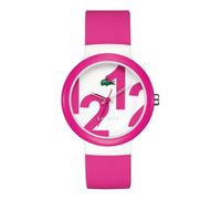 Lacoste horlogeband 2020010 / LC-46-4-29-2296 Rubber Roze 14mm