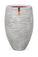 Vaas elegant deluxe Rib NL Ø45 H72 ivoor
