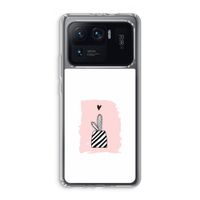 Zwart-wit cactus: Xiaomi Mi 11 Ultra Transparant Hoesje