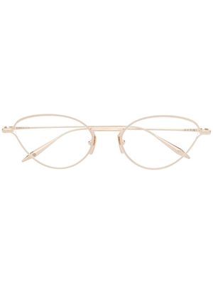 Dita Eyewear lunette de soleil Sincetta à monture papillon - Or