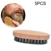 5 pc's mannen baard verzorging borstel hardhout handgreep everzwijn Bristle kam