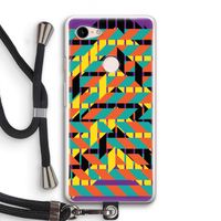 Skew Bee 2: Pixel 3 Transparant Hoesje met koord
