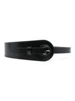 Claudie Pierlot ceinture large en cuir - Noir - thumbnail