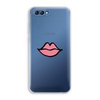 Kusje: Honor 10 Transparant Hoesje