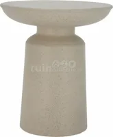 Bijzettafel Organisch Beige H43cm Ø38cm