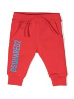 DSQUARED2 KIDS pantalon de jogging à logo imprimé - Rouge