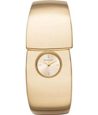 Horlogeband Michael Kors MK3497 Onderliggend Roestvrij staal (RVS) Doublé 28mm