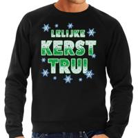 Foute Kersttrui / sweater voor heren - lelijke kersttrui - zwart - kerstkleding