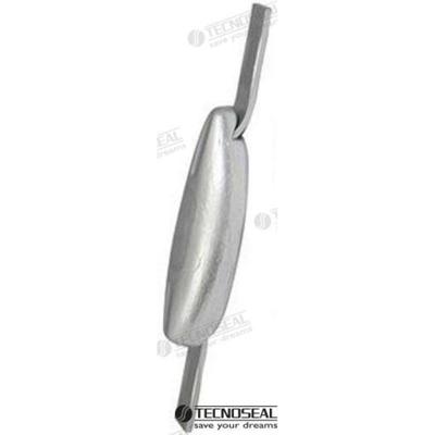 Ánodos para soldar TEN00302E - ANODO PEZ ZINC 65X25X5MM 2KG