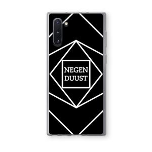Negenduust geometrisch: Samsung Galaxy Note 10 Transparant Hoesje