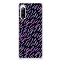 Sony Xperia 10 IV | TPU bumper | Feathers Color
