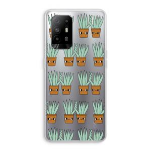 Sansevieria: Oppo A94 5G Transparant Hoesje