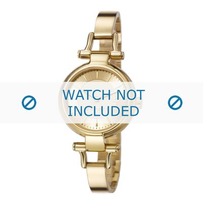 Esprit horlogeband ES107632-005 Staal Goud