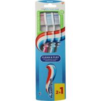 Aquafresh Tandenborstel clean & flex medium Aquafresh Tandenborstel clean & flex medium