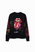 Sweatshirt splatter The Rolling Stones - BLACK - S