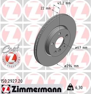 Remschijf Coat Z 150292720