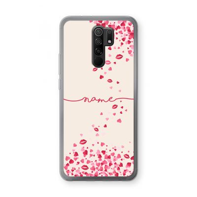 Hartjes en kusjes: Xiaomi Redmi 9 Transparant Hoesje