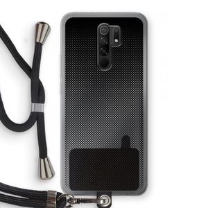 Musketon Halftone: Xiaomi Redmi 9 Transparant Hoesje met koord