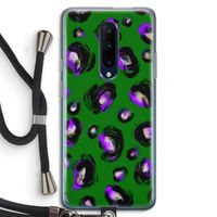 Green Cheetah: OnePlus 7 Pro Transparant Hoesje met koord