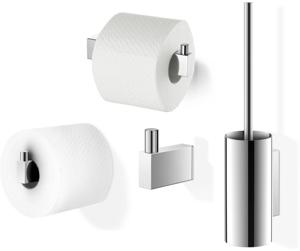 ZACK Linea Toilet accessoireset 4-in-1 glans RVS