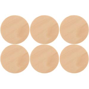 Houten schijven/cirkels/rondjes van dia 6 cm - 6x stuks - Hobby/knutselmateriaal