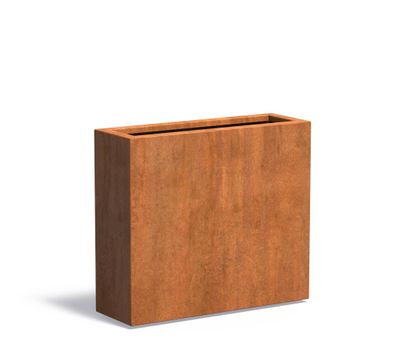 Cortenstaal plantenbak CARREZ 90x30x80cm.