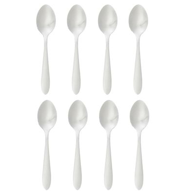 Koffie/thee lepels - 8 stuks - RVS - 14,5 cm