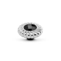 Melano Vivid Baroque Gem Steentje Onyx | Zilver