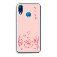 Love is in the air: Huawei P20 Lite Transparant Hoesje