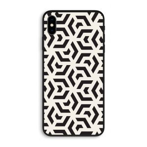Crazy pattern: iPhone XS Max Biologisch afbreekbaar hoesje