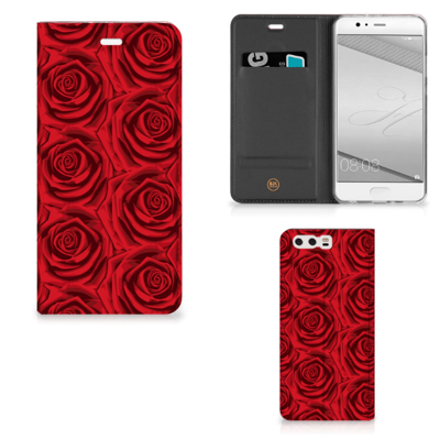 Huawei P10 Plus Smart Cover Red Roses Huawei P10 Plus Smart Cover Red Roses