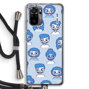 Gezichtjes: Xiaomi Redmi Note 10 Pro Transparant Hoesje met koord