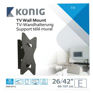 König KNM-MT10 tv-bevestiging 106,7 cm (42") Zwart