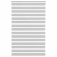 VidaXL Zebra rolgordijn 140x230 cm stofbreedte 135,9 cm lichtgrijs