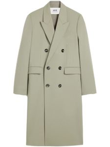 AMI Paris blazer en laine vierge à boutonnière croisée - Vert