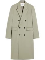 AMI Paris blazer en laine vierge à boutonnière croisée - Vert